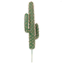 Decorative Flowers Cactus Model Realistic Succulent Live Succulents Plants Artificial Prickly Desktop