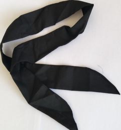 50Pcs Black Colour Factory Supply Bandana Neck Scarf Tie Wrap Cooling Bandanas Headband Neck Cool Scarfs7882271