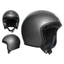 Helmets Moto AGV Motorcycle Design Safety Comfort Agv X70 Crown Prince Motorcycle Commuter Half Clad 4/3 Helmet Y36L