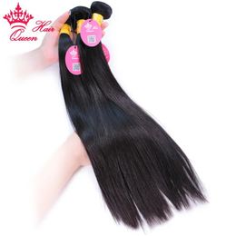 Wefts Peruvian Virgin Straight Raw Hair Double Weft Weave Natural Colour 100% Human Hair Extensions Free Shipping Queen Hair Products