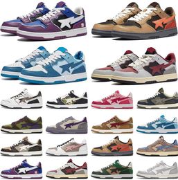 2023 Mens Running Shoes Designer Camo black or white and of Greenor Red orange camouflage men women trainers sports sneakers Classic platform shoe 36-45