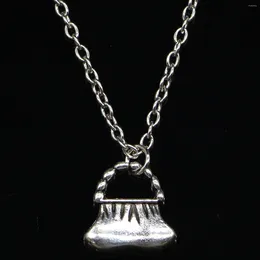 Chains 20pcs Fashion Necklace 14x14mm Handbag Pendants Short Long Women Men Colar Gift Jewellery Choker