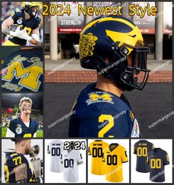 Michigan Wolverines Football Jersey J.J. McCarthy Donovan Edwards Cornelius Johnson Colston Loveland men