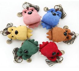 Fashion Keychains cute Key chains Bear keychain Colourful patch pendant Korean version of the cute male and female car key U Disc k1550936