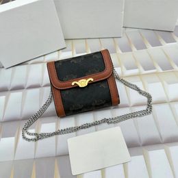 Wallets Luxury women wallet designer cardholder purses designer handbag chain wallets leather coin purse short wallet plaid money clutch b
