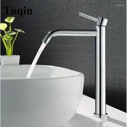 Bathroom Sink Faucets High Quality Tall Bath Faucet Slim And Cold Basin Water Mixer Tap Single