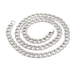 Fashion Chains Cuban Link Chain necklace Luxury diamond Jewellery titanium steel European and American street Hip Hop 16 18 20 22 248672153