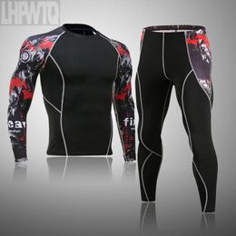 Underpants Men Fleece Lined Ski Thermal Underwear Set Motorcycle Skiing Base Layer Winter Warm Compress Long Johns Shirt & Tops Bottom Suit