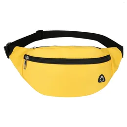 Waist Bags Women Men With 3 Zip Pockets Sports Fanny Pack Nylon Hiking Casual Running Large Capacity Travel Adjustable Belt Camping
