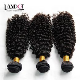 Wefts Indian Curly Hair Unprocessed Indian Kinky Curly Human Hair Weave Bundles 3Pcs Lot 8A Grade Indian Jerry Curls Hair Extensions Nat