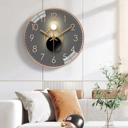 Wall Clocks 12 Inch Clock Gold Frame Modern Minimalist Personalised Mounted Silent Living Room Decoration