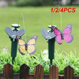 Garden Decorations 1/2/4PCS Solar Simulation Butterfly Hummingbird Shopping Mall Shop Decoration Courtyard Outdoor