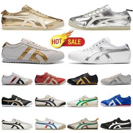 Tiger Casual Shoes Shoes Women Men Onitsukass Tiger Mexico 66 Designers Canvas Sneakers Black White Blue Red Yellow Beige Low Slip-on Loafer Trainers