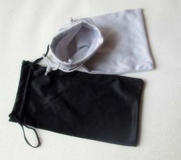 100PCS 917cm Black Grey Microfiber Sunglasses eyewear Pouch Spectacle Glass Cloth Bag Pouch custom glasses pouch8423286