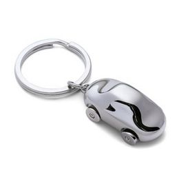 Mini German Car Shaped Pendant Keychain Metal 3D Vehicle Keyring Key Holders Decor Accessories2824978