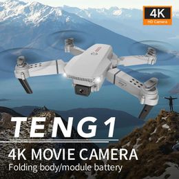 Aircraft 4K aerial photography dual camera Auto Foldable Arm Altitude Hold long endurance RC Quadcopter E88 Pro Dron