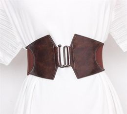 Belts Elastic Corset Belt Female Waist Wide For Women Designer High Quality Stretch Cummerbunds Dress Waistband Plus Size2652815