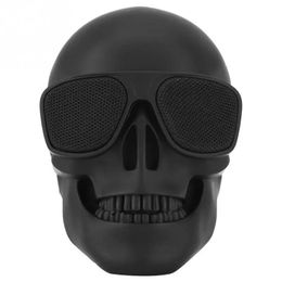 Sunglasses Skull Head Speaker Portable Mini Wireless Bluetoothcompatible 4.0 Stereo Speaker HD Sound Enhanced Bass Sunglass Skull Speaker