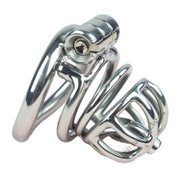 Customizable Chastity Devices With Urethral Tube Stainless Steel Male Penis ring Chastity Cage Stealth Lock Sex Toy For Men