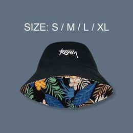 Big Head Size Fisherman Hat Male Reversible Hawaii Korean Spring Hats for Men Casual Panama Hat Bob Hip Hop Bucket Women Caps 240102