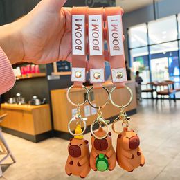 Cute cartoon doll keychain exquisite car bag keychain accessories lovely men women couple pendant gift