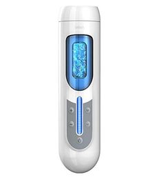 Male Masturbator 4D Vagina Real Pussy Retractable Piston Hands Sex machine Sex Toys For Men7660445