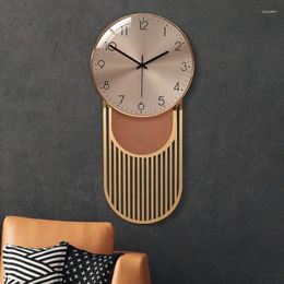 Wall Clocks Modern Design Clock Light Luxury Creative Living Room Classic Fashion Slient Quartz Reloj De Pared Home Decor