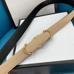 Fashion Belt For Women Luxury Designer Womens Belts Men Waistband Metal Coppery Buckle 2 5cm Width Classic274o