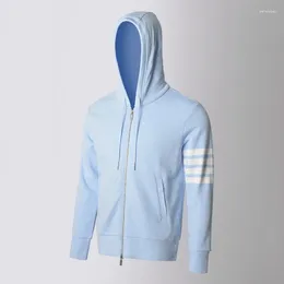 Men's Hoodies Jacket Casual Drawstring Zip Up Y2K Hoodie With Pocket Clothes High Quality Spring Autumn Sportswear Coat