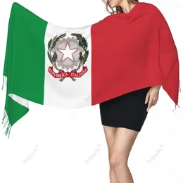 Scarves Italy Emblem Scarf Pashmina Warm Shawl Wrap Hijab Spring Winter Multifunction Unisex