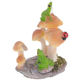 Garden Decorations Frog Statue Decorative Shaped Crafts Figurine Resin Ornaments Statues Figurines Animal