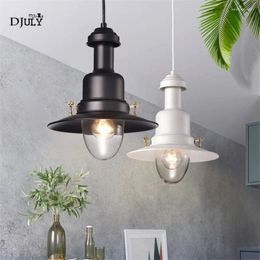 Pendant Lamps Vintage Loft Decor Led Lights Black Metal Industrial Hanging Lamp For Living Room Kitchen Dining Lighting Fixtures