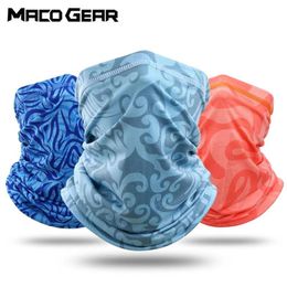 Masks Breathable Mesh Bandana Head Tube Scarf Neck Gaiter Cover Quickdrying Stretch Face Scarves Hiking Ride Cycling Running Girl Men