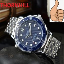 high quality full functional watches 42mm japan quartz movement men watch waterproof stainless steel Sapphire Glass Classic Model 248N