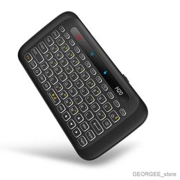 Cell Phone Keyboards Mini Full Touch Screen 2.4GHz Air Mouse Touchpad Backlight Wireless Keyboard Leaning Remote Control for Andorid TV Box