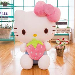 Cute Cartoon Fruit Cat Plush Toy Stuffed Animal Cat Doll Soft Plush Pillow Wholesale Gifts for Girls Kids