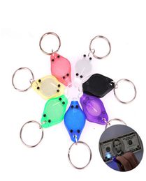 uv light for uv black light loca glue cure uv light flash lead small protable key chain ring LED flashlight Torch Sterilizati1916175