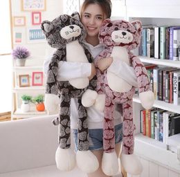 Plush Kitty Fluffy Cuddly Giant Huge Cat Stuffed Animals Toys Pillows Cushion Birthday Gifts for Girls Boys Kids Girlfriend 70cm 99855978