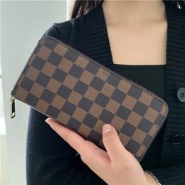 Fashion women wallet PU Leather wallet holders zipper wallets long purse lady ladies classical purse with card
