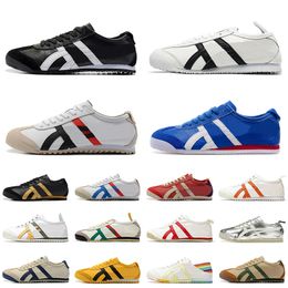 OG Original Designer Running Shoes Onitsukass Tiger Mexico 66 Luxury Brand Sneakers Men Women Vintage Trainers Black White Gold Silver Outdoor Shoes