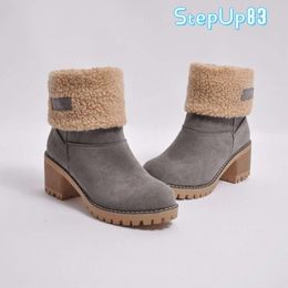 new women snow winter suede fur boots australia classic kneel half ankle black green designer shoes