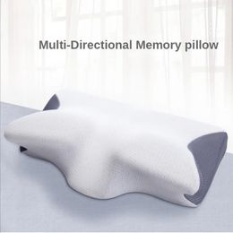 Butterfly Sleep Memory Pillow Slow Rebound Comfortable Copper Ion Sleep Pillow Cervical Orthopaedic Neck Healthcare Bed Pillow 240103