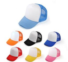 Children Baseball Caps Custom Logo Kids Blank Trucker Hats Adjustable Snapback Trucker Caps Strapback Summer Sun Visor MOQ 30 pcs3127048