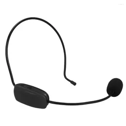 Microphones FM Wireless Microphone Headset Portable Head-Mounted Radio Mic For Loudspeaker