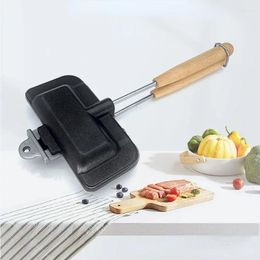 Pans Toast Cake Machine Non-stick Pan For Grill Frying Breakfast Double-sided Bread Foldable Sandwich Maker