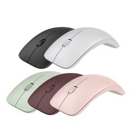 Mice Ergonomically designed 2.4G Bluetooth wireless mouse, silent, ultrathin, portable, rechargeable, suitable for office computers/ga