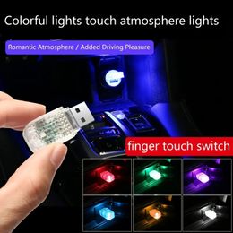 Colourful Lights Car Usb Atmosphere Lights, Led Lights Car Music Rhythm Lights Car USB Atmosphere Decoration Lights Auto Car Accessories