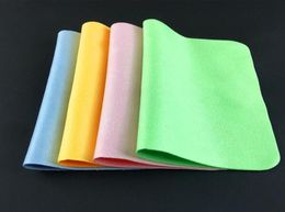 DHL ship Glasses cloth 15x18cm suede mirror cloths microfiber mobile phone screen lens wiping cloth DFMCJB0048413849