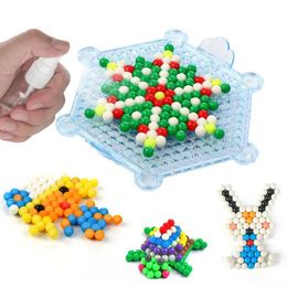 toys 5mm Magic Water Beads 3D DIY for Children Puzzle Kids learning and Educational Toys Boys Girls Gifts Montessori Aquamosaic Set 220