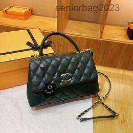 Designer Channell CC Bag Handbag Beach Crossbody The Tote Shoulder Bag Luxury Fashion Man Woman New Dark Green Caviar Leather Messenger Makeup Travel Bag